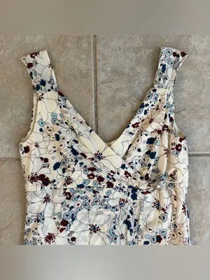 Patagonia Amaia Organic Cotton Floral Dress Size 2 thumbnail 2