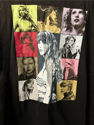Taylor Swift Eras Tour Official Merch Graphic Oversized Band T-Shirt Pop Music thumbnail 3