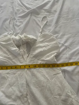 Lulus Soaking Up the Summertime White Tie-Back Skort Romper thumbnail 12
