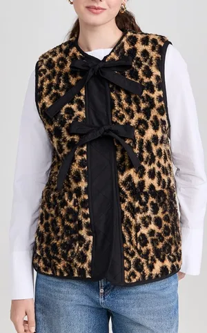 Free People Damson Madder Marta Borg Gilet thumbnail 1