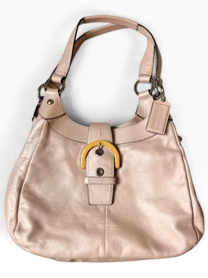 Coach Soho Leather Hobo Bag F17219 in Shell Pink thumbnail 16
