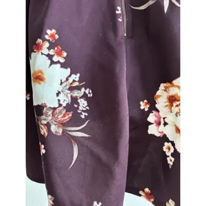 Altar’d State Floral Plum Dress Size L‎ Pleated thumbnail 5