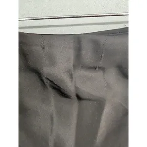 Rachel Zoe Womens Midi Skirt Black Satin Slip Minimalist S thumbnail 4
