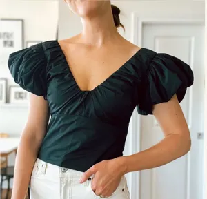 Abercrombie & Fitch Poplin Blouse Top thumbnail 1