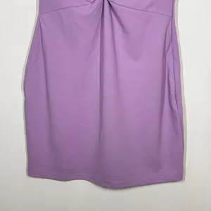 Lulus Must Be a Twist of Fate Mini Dress NWT XL Lavender Bodycon Twist Front Hot thumbnail 6
