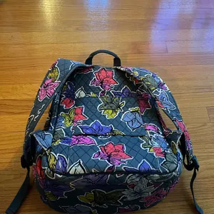 Vera Bradley Multicolor Floral Quilted Backpack thumbnail 3