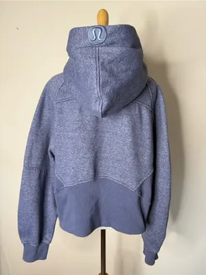 Lululemon Blue Purple Oversized Scuba 1/2 Zip Hoodie thumbnail 5