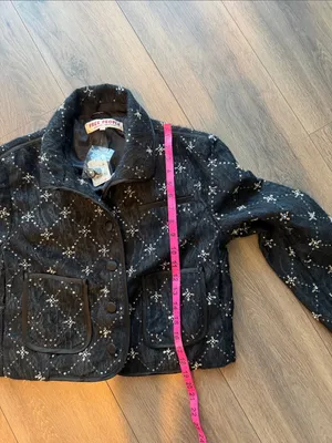 Free People Time of my Life Embellished Jacket- size Small thumbnail 6