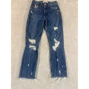 abercrombie & fitch high‎ rise mom jean 24/00s distressed thumbnail 2