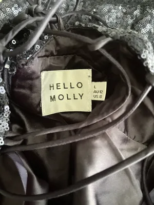 Hello Molly Mini Dress Navy Blue thumbnail 4