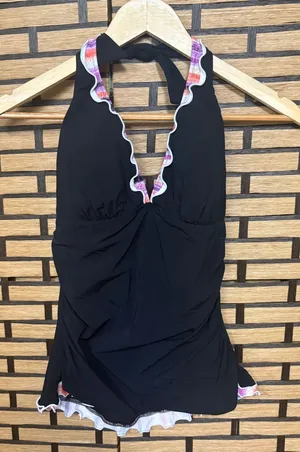 Gottex black swimsuit top size 10 thumbnail 1