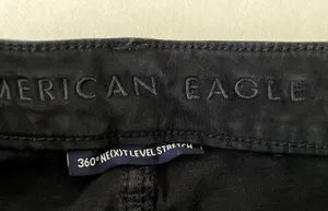 American Eagle Black High Waist Skinny Jeans thumbnail 5