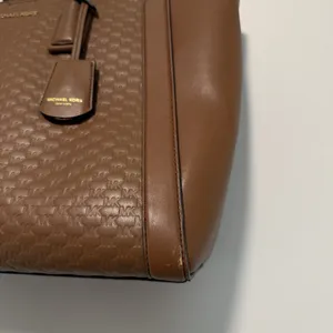 Michael Kors‎ Brown Leather Kali Shoulder Tote Bag Purse thumbnail 6