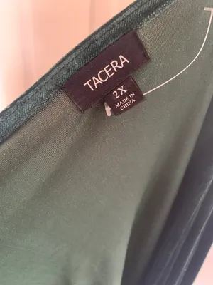 Wrap Dress Green Size 2X thumbnail 2