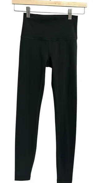 NEW Lululemon Wunder Train High-Rise Tight 28" Size 4 Rainforest Green thumbnail 1