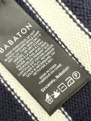 Aritzia Babaton Overseas Striped Sweater Blue White Sz XXS thumbnail 11
