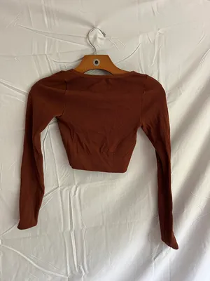 Wild Fable Long Sleeved Crop Top thumbnail 3