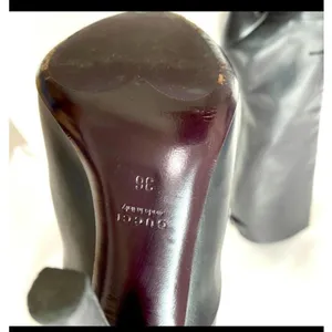 Black equestrian Gucci Elizabeth knee high boots sz 6 thumbnail 10