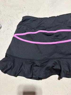 Reebok Women's Black Athletic Skort with Pink Accents medium thumbnail 7