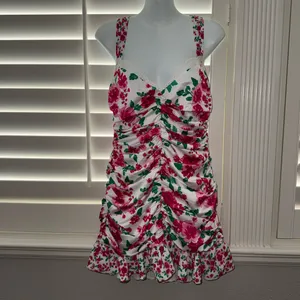 For Love & Lemons Petal Tank Mini Dress Carnation Size Large thumbnail 4