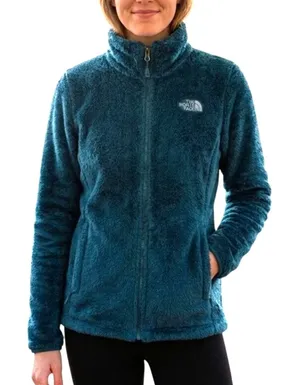 The North Face Womens Osito Full Zip Fuzzy Fleece Jacket Size S Blue Outdoor thumbnail 1
