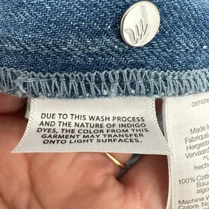 Madewell Scoopneck‎ Denim Shortalls Chambray Blue XXS Button Front Patch Pockets thumbnail 13