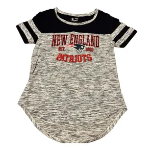 NFL Team Apparel New England Patriots Football Short Sleeve Shirt Large thumbnail 1