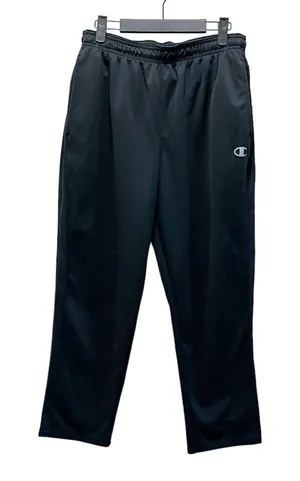 Champion Authentic Athleticwear Sweatpants Black Wide Baggy Pull-On Sz M thumbnail 1