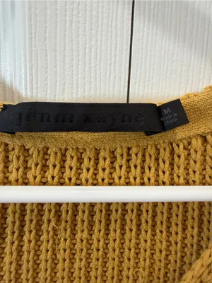 Jenni Kayne Gold Cabin Knit Sweater Medium - see notes thumbnail 4