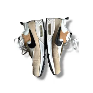 Nike Air Max 90 Futura Womens 7.5 White Tan Black Sneakers Shoes DM9922-002 thumbnail 3