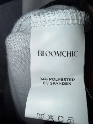 BloomChic Long Sleeve V-Neck Geometric Swing Dress - Gray & White thumbnail 7
