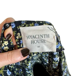 Hyacinth House Quinn Tiered Mini Dress in Black Floral Tuckernuck thumbnail 9