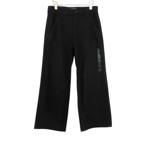 Banana Republic Luxe Jean High Rise Trouser Black Denim Pants Size 29 8 Petite thumbnail 2
