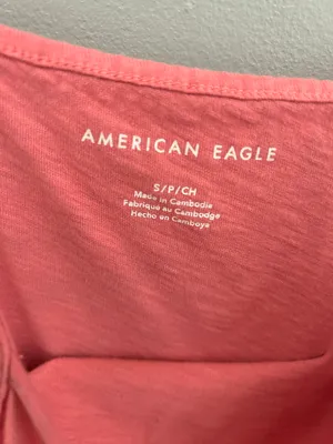 American Eagle Outfitters Pink Crop Top thumbnail 2