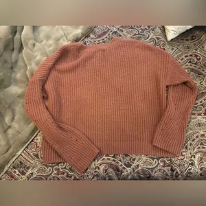 Women's Pink Rose Brand Rust Sweater Size Large thumbnail 6