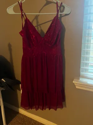 Short Pink Homecoming Dress thumbnail 2