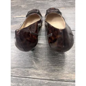 Cole Haan Womens Leopard Patent‎ Leather Square Toe Heel - Size 8B Flaws thumbnail 8