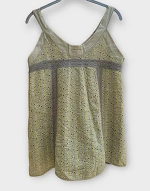 UO Lux Vintage Scandinavian Scalopped Eyelet Sleeveless Too thumbnail 10