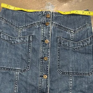 Free People Blue Mini Cargo Skirt thumbnail 7