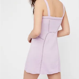 ☀️ Mauve Free people intimates body-con fit and flare mini dress thumbnail 2