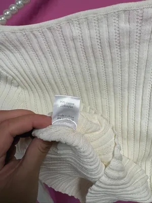 ALL THE WAYS Desirae Knit Top in White thumbnail 2