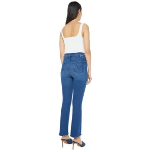 MOTHER The Hustler Flood Fray Jeans Whatever You Want Wash‎ Size 26 thumbnail 8