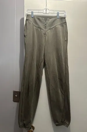 Aerie Olive Green Track Pants thumbnail 1