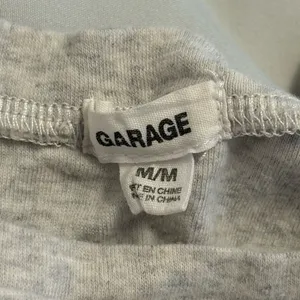 Garage White Graphic Crop Top thumbnail 3