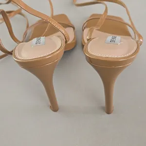 New Steve Madden Tan Block Heel Sandals thumbnail 4