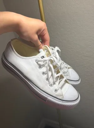Low-Top Converse White Women’s All Star Sneakers thumbnail 1