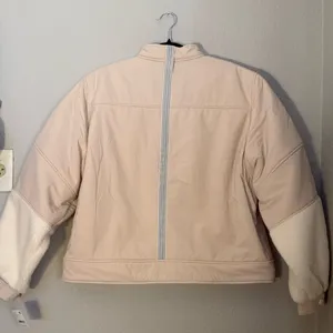Free People NWT On Your Mark Moto Fleece Jacket thumbnail 6