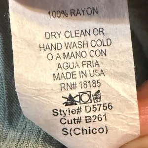 Lilyful Maxi Dress Women Small Sage Green Excellent Tie Back Crinkle Gauze D5756 thumbnail 5