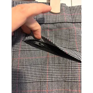 Gap Skinny Ankle Plaid Pants Women‎ Size 12 Gray Red Black Casual Office thumbnail 5
