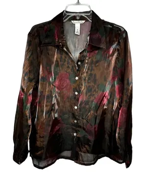 French Laundry Sheer Blouse thumbnail 1